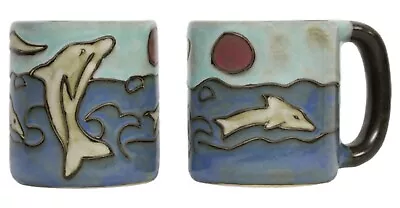 Mara Stoneware Mug - Dolphins 16 Oz   (510M9)  • $22.95