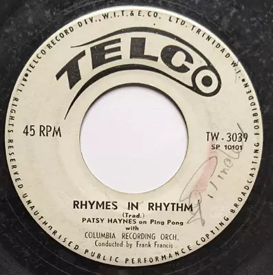 Latin Calypso - Moonlight And Roses - Rhymes In Rhythm Patsy Haynes - Telco 7  • £16.99