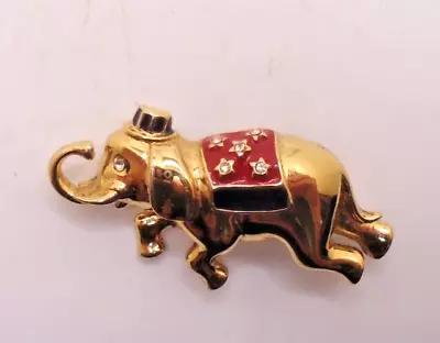 Monet Elephant Brooch Republican • $10