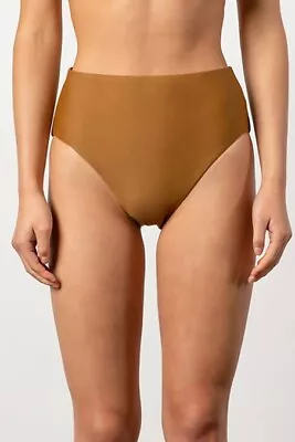 $20 • Buy New Tags - TIGERLILY Size M Or 12 Eva High Bikini Pants Bronze