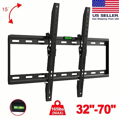 TV Wall Mount Bracket Tilt For 32 37 40 42 43 46 47 50 52 55 60 65 70inch Screen • $15.89