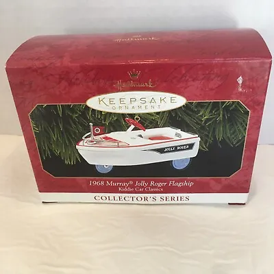 Hallmark 1968 Murray Jolly Roger Metal Pedal Car Kiddie Car Ornament New In Box • $9.99