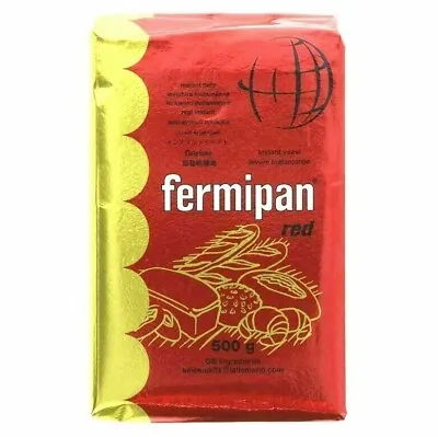 Fermipan Red Instant Dried Yeast For Fresh Bread Bakers Bakery - 500g Pack • £8.65