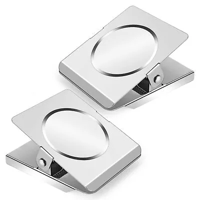 2 Pack Extra Large Magnetic Clips Heavy Duty 2.2 Inch Heavy Duty Fridge Magn... • $16.09