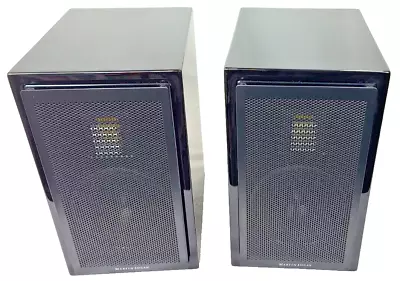 MartinLogan Motion LX16 Bookshelf Speaker Pair Piano Black Finish MINT • $449.95