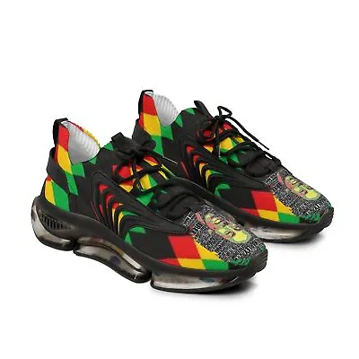 Bob Marly Rasta Skater 420 Men's Mesh Sneakers • $99.99