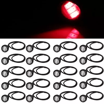 20x Red EE-Epistar-5730-3SMD Bright Eagle Eye Grille Light Signal Fog Lamp • $17.79