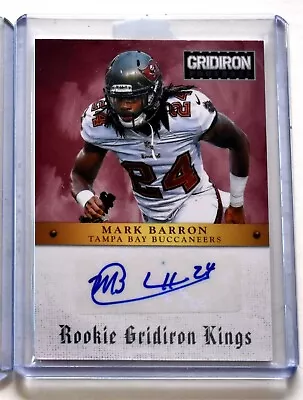 /99 Mark Barron 2012 Rookie Gridiron Kings Auto RC TB Buccaneers Alabama 40 Rams • $9.50