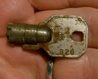 Vintage Chicago Lock Co USA ACE G26 Vending Computer Lock Security Tubular Key  • $19.99