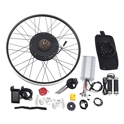 $320 • Buy 48V 1500W Electric Bicycle Rear Wheel Hub Motor Conversion Kit W/ Controller 