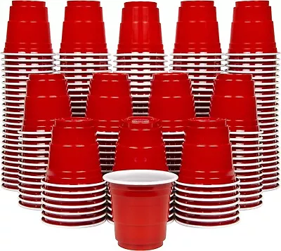 GoPong 2 Oz Plastic Shot Cups - Pack Of 200 Disposable Mini 2oz Party Cups • $14.99