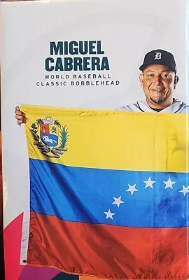 Detroit Tigers SGA Miguel Cabrera Venezuela World Baseball Classic Bobblehead • $29.99