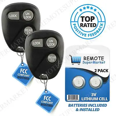 2 Replacement For Chevy 1997-2000 Silverado 1996-2000 Suburban Remote Key Fob 3b • $19.95