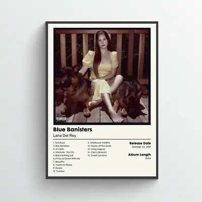 Lana Del Rey Blue Banisters Album Poster • £4.99