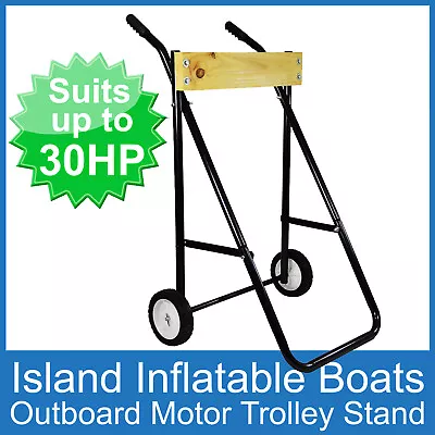 Outboard Motor Trolley Transport Wheel Boat Engine Carrier Stand Bracket 50KG • $64.90