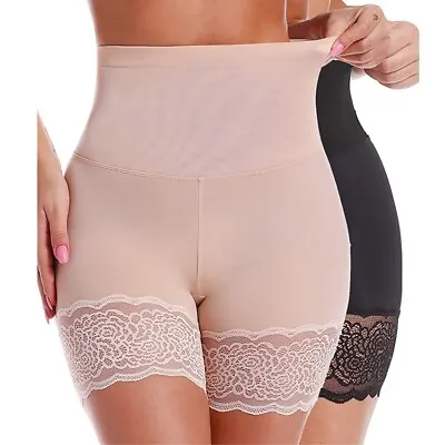 Women Anti Chafing Under Dresses Underwear Tummy Control Safety Shorts Shaper • £13.79