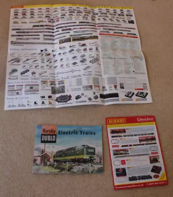 Hornby Dublo Electric Trains Catalogue 1960's Good Condition & Poster Of Trains • £3.99