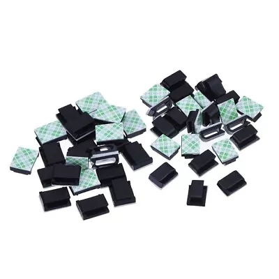 100pcs Cable Clip Durable Drop Clamp For Home Office Motor Car Vehicle • £8.75