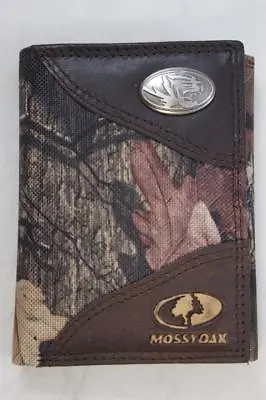 ZEP PRO NCAA Missouri Tigers MOSSY OAK Camo Trifold Wallet Tin GIFT Box • $44