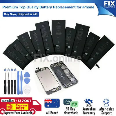 $22.64 • Buy For IPhone 5 5s 6 6s 7 8 Plus XS Max Li-ion Replacement Battery FULL Capacity S