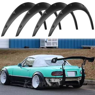 4.5  Fender Flares Durable Extra Wide Wheel Arches Body Kit For Mazda MX-5 MX-6 • $84.23