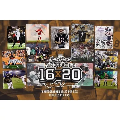 £2.46 • Buy SEATTLE SEAHAWKS 2022 GoldRush Autographed Football 16x20 Photo-Live Break 1box