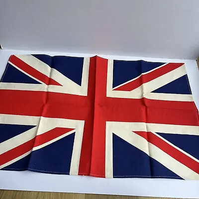 Linen Union Jack Flag Tea Towel • £15
