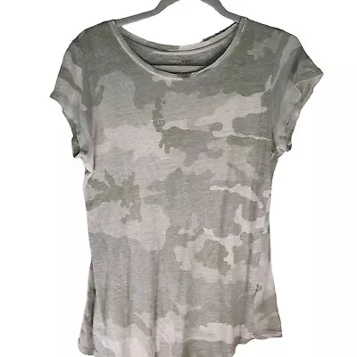 Majestic Falitures Linen Cotton Short Sleeve Camo Tee Size 3 Size S • $38.99