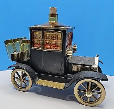 Vintage 60’s Ford Model T Liquor Decanter & Music Box With 5 Shot Glasses. • $75