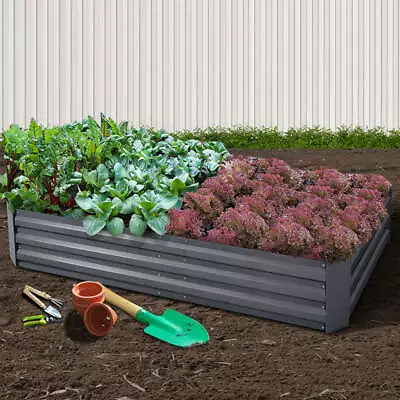 Greenfingers Garden Bed 210x90cm Planter Box Raised Container Galvanised Steel • $44.23