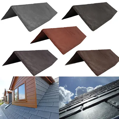 Ridge Tiles Roof Ridge Capping Tapco Slate Roof Tiles Plastic Synthetic Slate • £9.95