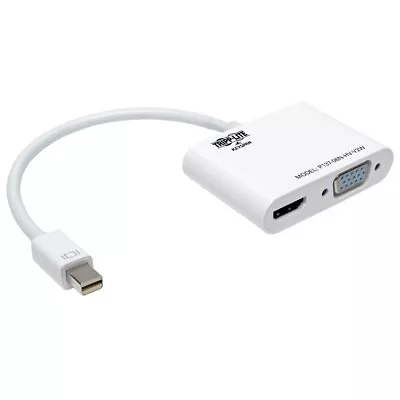 Tripp Lite Mini Displayport To Hdmi Vga 4k Adapter Cable Mdp To Hdmi Vga - Mini • $32.22