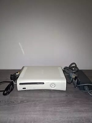 Microsoft Xbox 360 White Console RROD Red Ring For Parts Only W/ Power & AV Cord • $34.99