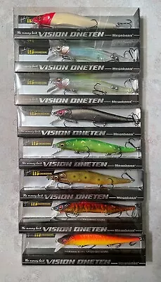 Eight Megabass Vision 110 Jerkbaits NIB • $150