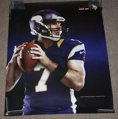 Minnesota Vikings Christian Ponder Verizon 28x22 Poster • $9.99