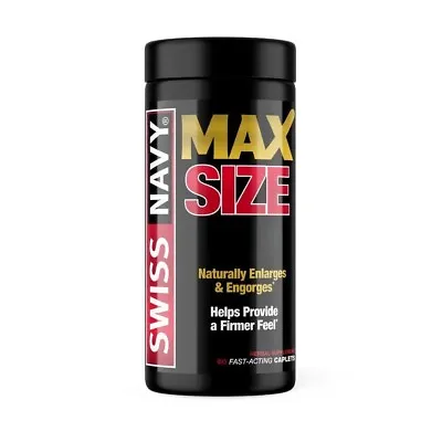 NEW MD Science Max Size Male Enhacement 60 Capsule Bottle Longer Firmer Fuller • $29.99