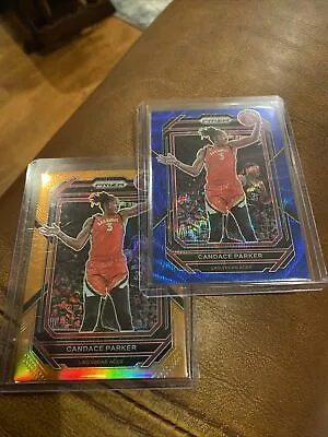 2023 Panini Prizm WNBA Candace Parker Blue Wave Orange /99 • $1