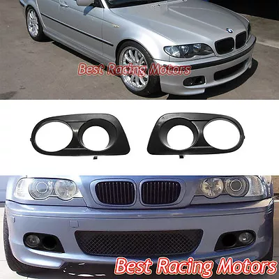 For 1999-2006 BMW E46 3-Series M-Tech II Bumper Dual Hole Air Duct Fog Covers • $39.99