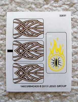 LEGO LOTR Lord Of The Rings Hobbit - New Sticker Sheet - From 79006 • $10.95