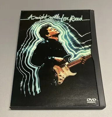 LOU REED:  A NIGHT WITH DVD Velvet Underground Disc Is Mint Free Shipping 878A • $9