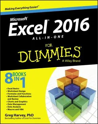 $5.94 • Buy Excel 2016 All-in-One For Dummies
