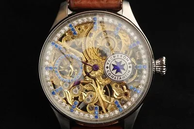$2699 • Buy Chronometer Vacheron & Constantin MEN'S SKELETON POCKET WATCH MOVEMENT