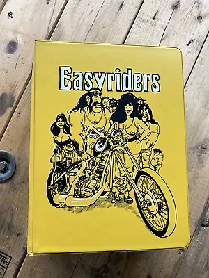 Vtg Easyriders Magazines 1991 Complete Year With Stash Binder David Mann Centerf • $90
