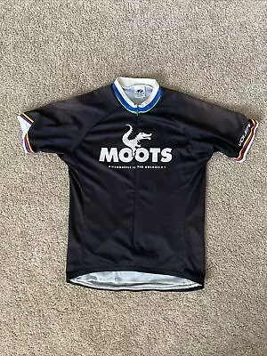 Vintage Cycling Jersey Black Moots Riders Club Shirt Voler Medium M • $25