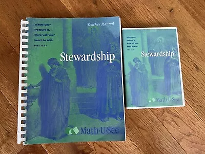 Math U See Stewardship Teacher Manual & DVD Set Homeschool • $22.49