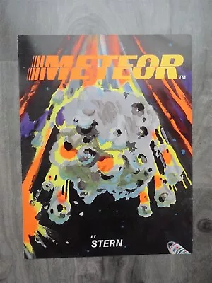 Meteor Pinball Machine Flyer Stern Original Brochure • $30.88