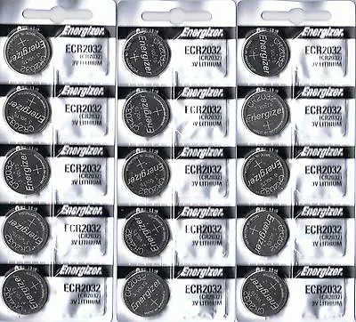 15 New ENERGIZER CR2032 Lithium 3v Coin Battery Australia Stock FAST SHIPPING • $135.99