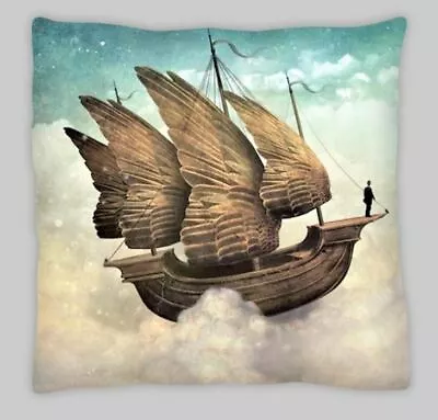 Steampunk  Cosplay Male Cushion Cover  Victorian Fantasy  Gothic Boat Mask • £5.95