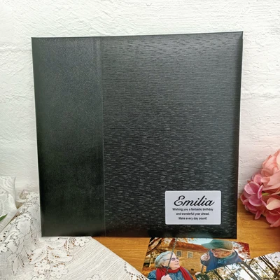 $83 • Buy Birthday Self Adhesive Photo Album - Made To Order Custom Gift