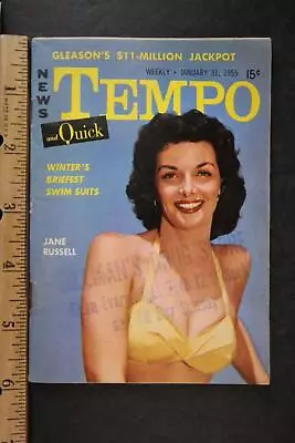 January 1955 TEMPO Pocket MAGAZINE~ JANE RUSSELL ~ • £2.41